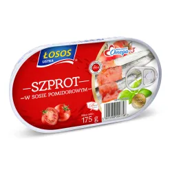 Szprot w sosie pomidorowym